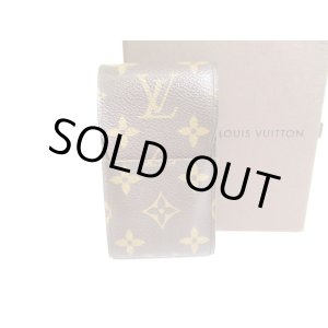 Photo: LOUIS VUITTON Monogram Leather Brown Cigarette Cases #9755