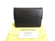 Photo1: LOUIS VUITTON Epi Black Leather Coin Purse #9756