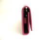 Photo4: Salvatore Ferragamo Gancini Dark Pink Leather Silver H/W 6Pics Key Case #9760