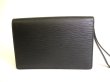 Photo2: LOUIS VUITTON Epi Black Red Leather Clutch Bag Sellier Dragonne #9767