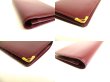 Photo7: Cartier Must de Cartier Bordeaux Leather Bifold Long Wallet #9769