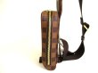 Photo3: LOUIS VUITTON Damier Brown Leather Waist Packs Belt Bag Geronimos #9771