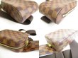 Photo7: LOUIS VUITTON Damier Brown Leather Waist Packs Belt Bag Geronimos #9771