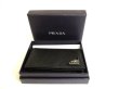 Photo12: PRADA Black Saffiano Leather Credit Card Case Business Card Holder #9773