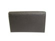 Photo2: PRADA Black Saffiano Leather Credit Card Case Business Card Holder #9773