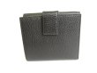 Photo2: GUCCI GG Marmont Black Leather Bifold Wallet Compact Wallet #9783