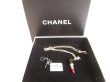 Photo9: CHANEL Vintage CC Logo Lipstick Motif Champagne Gold Chain Necklace #9787