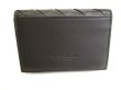 Photo2: BOTTEGA VENETA Intrecciato Black Leather Business Card Holder #9793