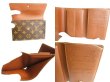 Photo8: LOUIS VUITTON Monogram Brown Leather Bifold Wallet Purse #9797