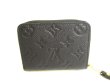 Photo2: LOUIS VUITTON Monogram Empreinte Black Leather Zippey Coin Purse #9798