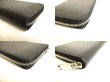 Photo7: LOUIS VUITTON Taiga Black Leather Zippey Wallet Vertical #9799