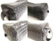 Photo6: BOTTEGA VENETA Intrecciato Black Leather Clutch Bag Pouch #9813