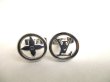 Photo12: LOUIS VUITTON Monogram Flower Silver Steel LV Catch Cufflinks #9817