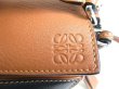 Photo10: LOEWE Black Brown Calf Leahter Hand Bag Purse Mini Puzzle bag w/Strap #9818