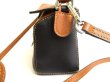 Photo4: LOEWE Black Brown Calf Leahter Hand Bag Purse Mini Puzzle bag w/Strap #9818