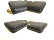 Photo7: GUCCI Marmont GG Bamboo Black Leather Round Zip Long Wallet #9823