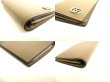 Photo7: GUCCI Silver Marmont G Brown Leather Bifold Flap Long Wallet #9824