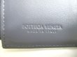 Photo10: BOTTEGA VENETA Cassette Gray Leather Trifold Wallet Compact Wallet #9827