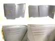 Photo8: BOTTEGA VENETA Cassette Gray Leather Trifold Wallet Compact Wallet #9827