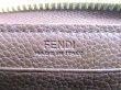 Photo10: FENDI Zucca Canvas Brown Leather Round Zip Long Wallet #9828