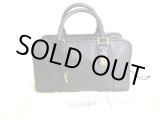 Photo: LOEWE Black Goat Leather Hand Bag Purse Amazona 28 #9831