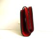 Photo3: Christian Louboutin Paloma Black Red Leather Bifold Long Wallet #9835