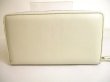 Photo2: GUCCI Soho Pearl White Leather Round Zip Long Wallet Purse #9840