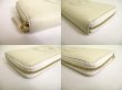 Photo7: GUCCI Soho Pearl White Leather Round Zip Long Wallet Purse #9840