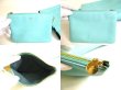 Photo9: TIFFANY＆CO. Blue Leather Tote Bag Hand Bag w/Pouch #9843