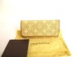 Photo1: LOUIS VUITTON Monogram Mini Beige Canvas Multicles 4 Pics Key Cases #9844