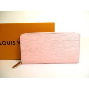 Photo: LOUIS VUITTON Epi Light Pink Leather Round Zip Zippy Wallet Purse #9851