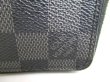 Photo12: LOUIS VUITTON Damier Graphite Leather Zippey Coin Purse #9861