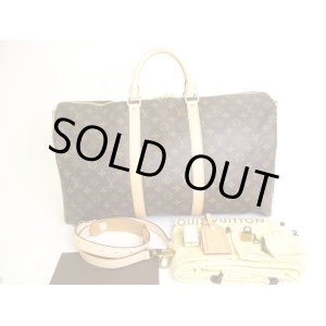 Photo: LOUIS VUITTON Monogram Boston Bag Duffle Bag Keepall 50 Bandouliere #9862