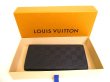 Photo12: LOUIS VUITTON Damier Infini Black Leather Wallet Portefeuille Brazza #9865