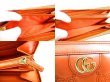 Photo9: GUCCI GG Matelasse Orange Leather Zip Around Wallet #9867