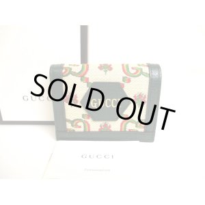 Photo: GUCCI 100 Centennial Deep Green Leather Bifold Wallet #9871