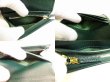 Photo9: GUCCI 100 Centennial Deep Green Leather Bifold Wallet #9871