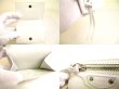 Photo9: BALENCIAGA White Leather Trifold Mini Wallet Neo Classic #9876