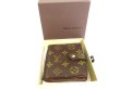 Photo12: LOUIS VUITTON Monogram Brown Leather Bifold Wallet Compact Zippe #9878