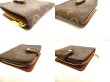 Photo7: LOUIS VUITTON Monogram Brown Leather Bifold Wallet Compact Zippe #9878