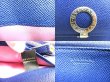 Photo10: BVLGARI Blue Leather Logo Clip Bifold Long Wallet #9880