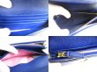 Photo9: BVLGARI Blue Leather Logo Clip Bifold Long Wallet #9880