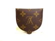 Photo2: LOUIS VUITTON Monogram Brown Leather Coin Purse Porto Monnaie Gousset #9887