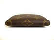 Photo6: LOUIS VUITTON Monogram Brown Leather Coin Purse Porto Monnaie Gousset #9887