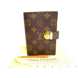 Photo: LOUIS VUITTON Monogram Document Holders Small Ring Agenda Cover #9894