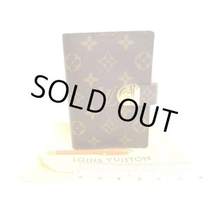 Photo: LOUIS VUITTON Monogram Document Holders Small Ring Agenda Cover #9894