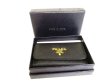 Photo12: PRADA Black Saffiano Metal Leather 6 Pics Key Cases #9907