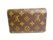 Photo2: LOUIS VUITTON Brown Monogram Bifold Wallet Portefeuille Alexandra #9911