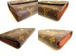 Photo7: LOUIS VUITTON Brown Monogram Bifold Wallet Portefeuille Alexandra #9911