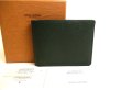 Photo1: LOUIS VUITTON Taiga Episea Leather Bifold Bill Wallet Purse #9912